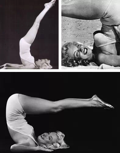 玛丽莲梦露是怎么做瑜伽的？